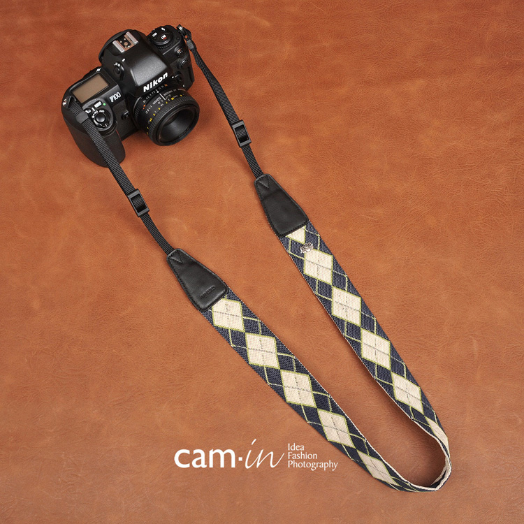 cam-in dệt phổ biến kỹ thuật số SLR dây đeo máy ảnh duy nhất dây đeo Nhiếp ảnh vi giải nén Nikon Canon - Phụ kiện máy ảnh DSLR / đơn giá đỡ máy ảnh