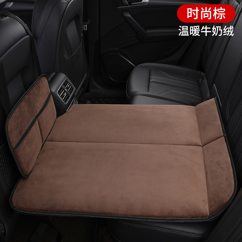 Foldable rear seat sleeping pad for children in cars, half-bed in-car travel mattress, SUV sleeping gadget