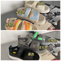 2022 Summer brand new magic sticker to create integrated EVA big bottom couple webbing sandal 806