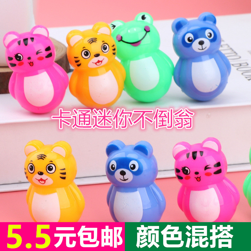 Fumbling Sonic Boom Cartoon Tumbler Tumbler Tiger Children Puzzle Mini Gig Gift Casual Nostalgic Little Toy