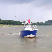 Aluminum magnesium alloy 7 5 meters new fishing yacht full shed speedboat with a rest cabin