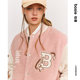 bosie2023 ເສື້ອຄຸມຝ້າຍໃຫມ່ລະດູຫນາວໃຫມ່ສໍາລັບຜູ້ຊາຍແລະແມ່ຍິງ polar fleece ສີຈັບຄູ່ embroidery ເສື້ອກິລາ baseball ຝ້າຍ trendy jacket