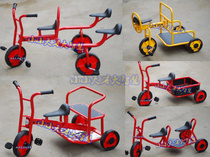 Factory direct foreign trade children three people pedal bicycle childrens foot tricycle kindergarten special stroller bicycle
