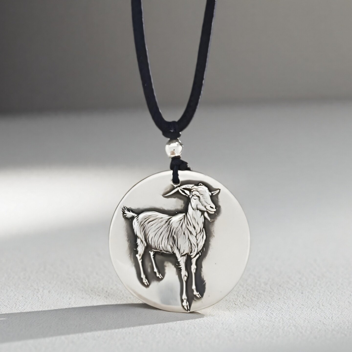 純度999のシルバーネックレス、中国の干支である羊のペンダント、豚の干支、男性と女性のための本物の純銀製ソリッドキーホルダーペンダント。