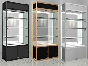 Trùng Khánh Fine Titanium Hợp kim Hiển thị Tủ Trang sức Showcase Dược phẩm Container Mỹ phẩm Hiển thị đứng kệ Kệ