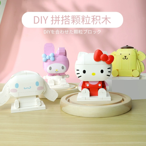 Sanrio, фигурка, рождественский детский конструктор, подарок на день рождения