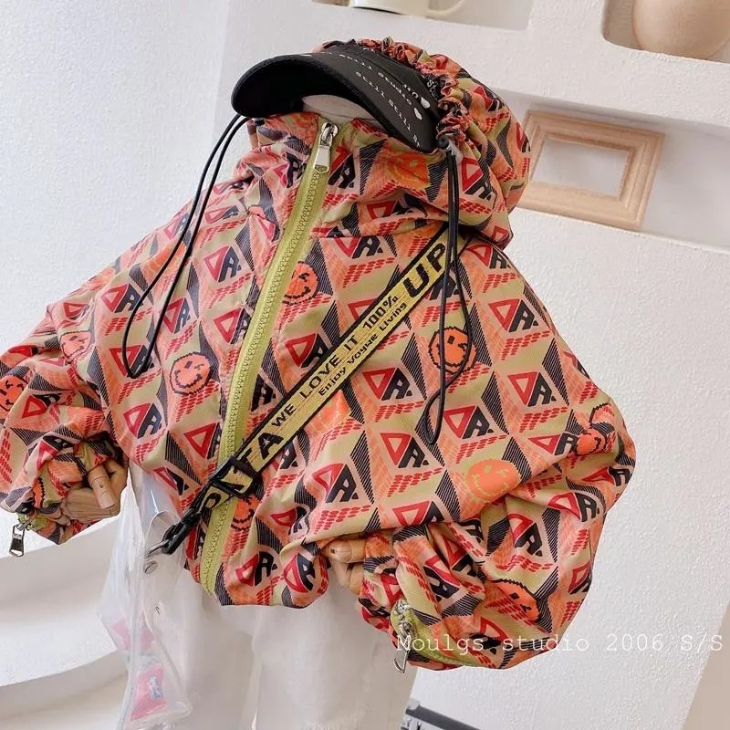 Summer boys' sunscreen clothing 2022 new Korean version of children's light sunscreen clothing boy's outerwear trendy hooded jacket