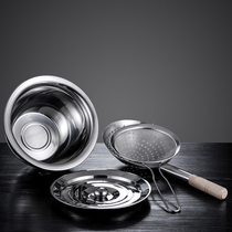 Thickened stainless steel oil basin Drum-shaped oil bowl Up-shaped oil cylinder with cover oil drum Kitchen commercial oil barrel Oil tank seasoning basin