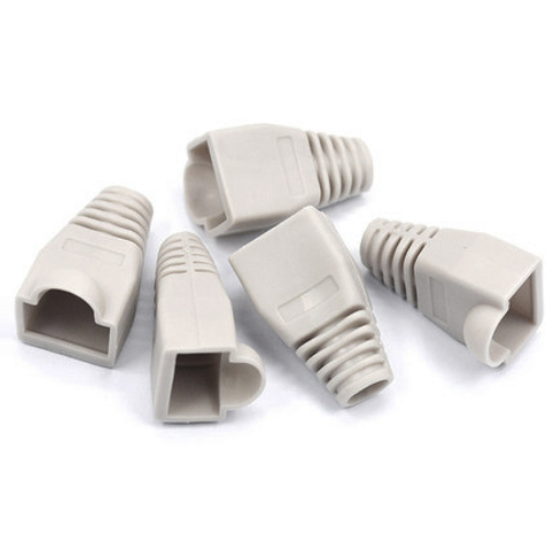 RJ45 protective sleeve Internet wire head cover crystal head safety protective sleeve rubber sleeve joint mesh route sheath