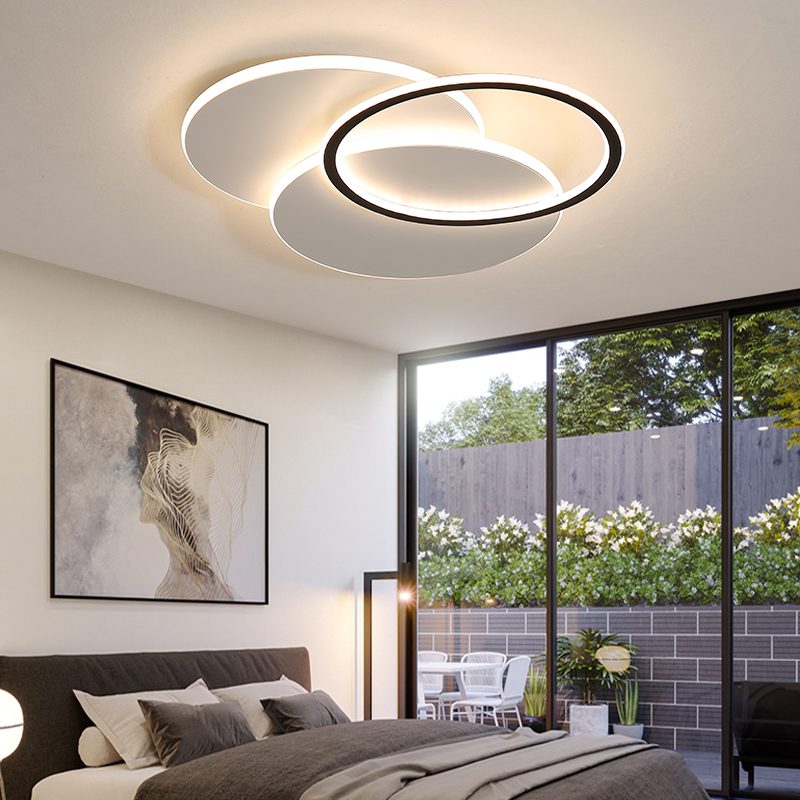 Bedroom Ceiling Lights Nordic Living Room Small Family Style Home Book Room Round Dining Room LED Brief Modern Creative Luminaire