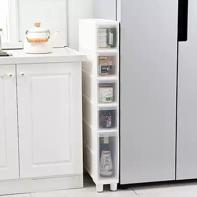 14cm super narrow slit storage cabinet kitchen refrigerator storage cabinet storage cabinet narrow cabinet dressing room gap storage rack