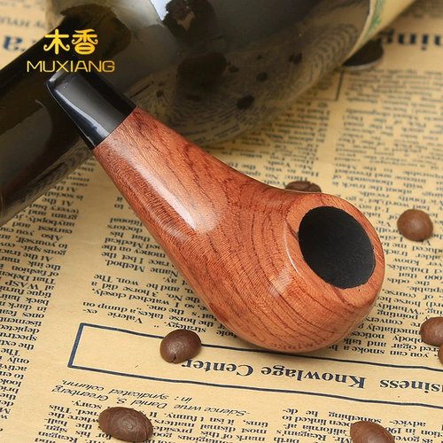 Muxianghuan Gear Деревянный дым ведро Ji Bidi куриные ножки ковша короткая ручка держателя сигарет 3 -миллиметровый элемент фильтра творческий деревянный ковш