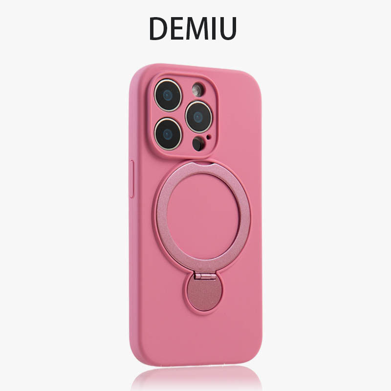 Japan Demiu [High Quality] Liquid Silicone Magnetic Kickstand Case for Apple 17 Pro Max, Apple 16 Phone Case, 16 Pro Max New Model iPhone 16 Shockproof Full Coverage 14 Full Protection 13