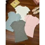 Корсет, летняя сексуальная короткая футболка с коротким рукавом, в американском стиле, в обтяжку