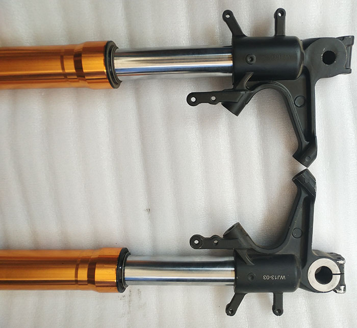 Golden Eagle sky xe thể thao sửa đổi ngã ba trước Golden Eagle sky sport sport nghịch đảo giảm xóc trước xe thể thao giảm xóc trước - Xe máy Bumpers giảm xóc sau xe máy