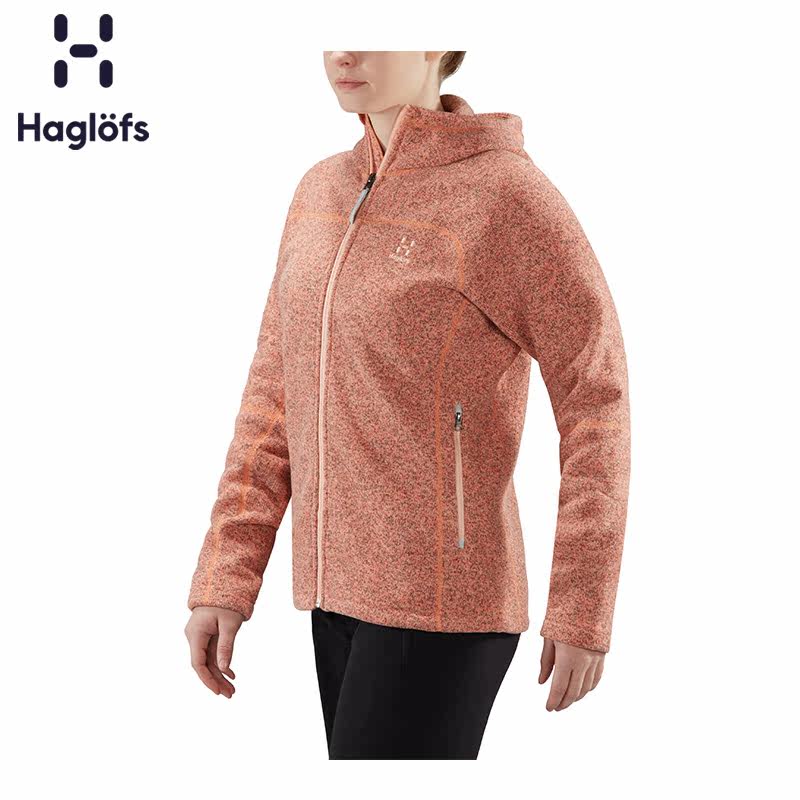 Haglofs matchstick outdoor women Autumn Winter hooded thick warm snatch sweater 603728 European version