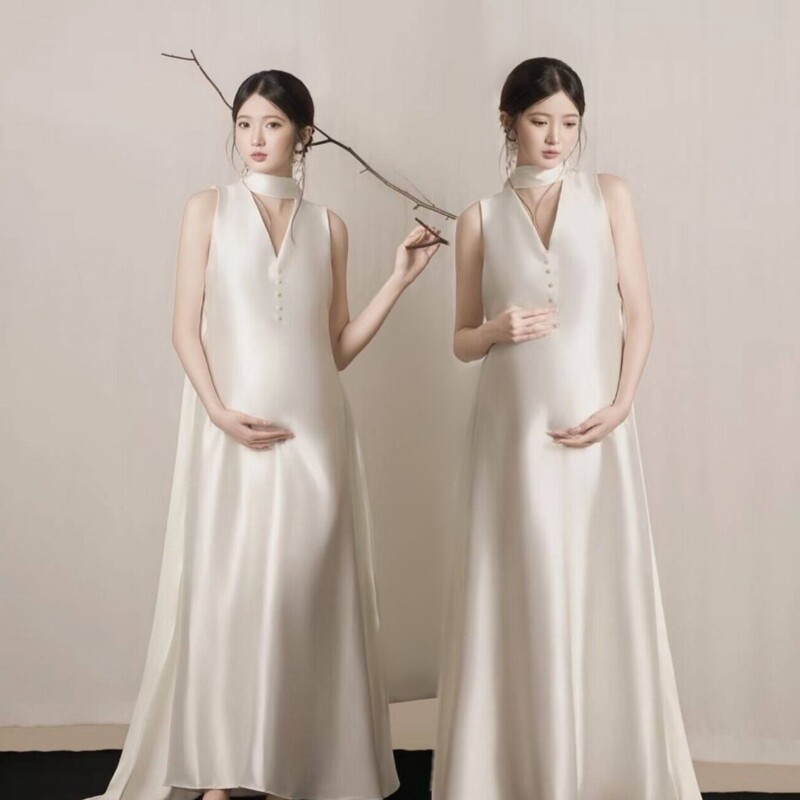 Maternity Photo Studio New High-End Maternity Fashion Dress for Pregnant Women to Wear at Home for Photo Shoots