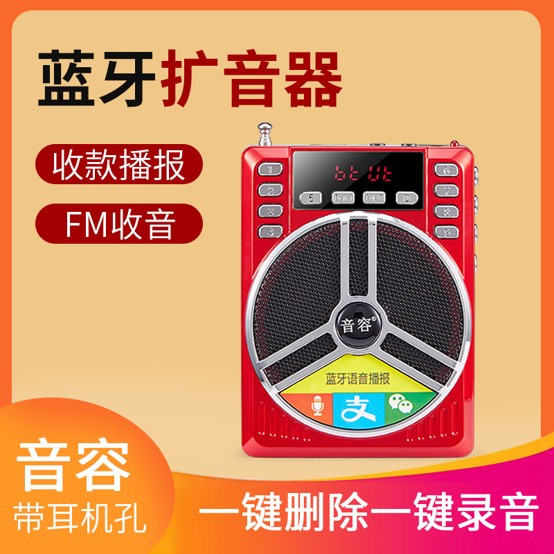 Soundtolerance T-6658 Bluetooth megaphone teaching teacher special guided high power loudspeaker flared speaker