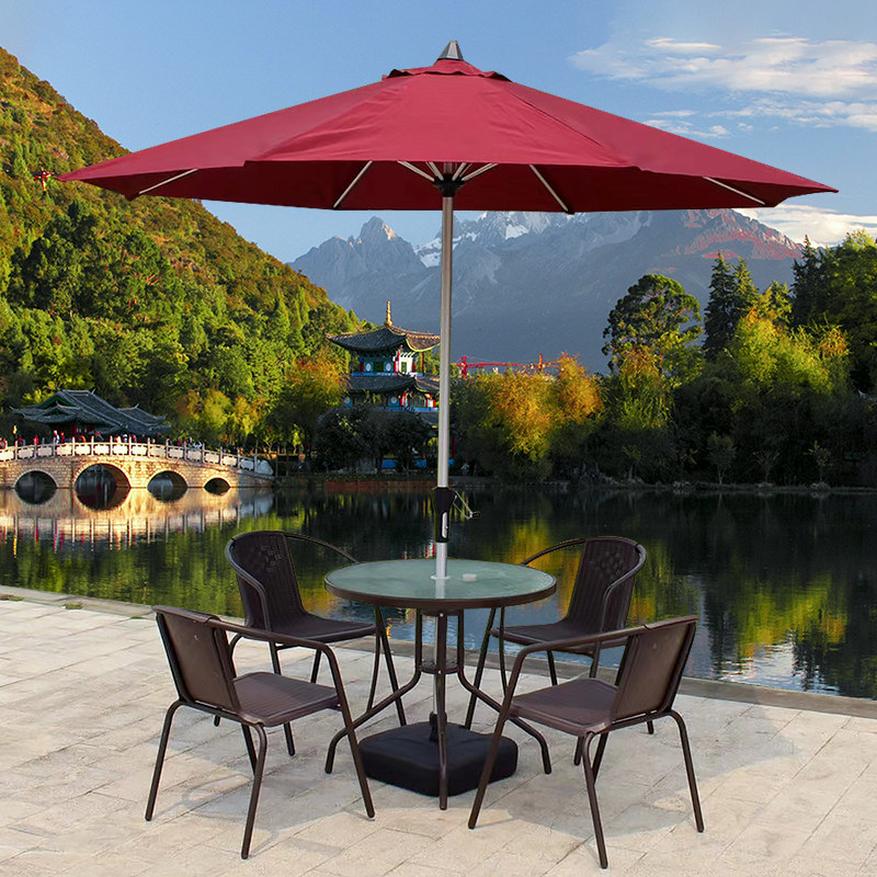 Outdoor tables and chairs outside the waterproof and waterproof outdoor leisure chairs garden patio plastic rattan chairs courtyard balcony tables and chairs