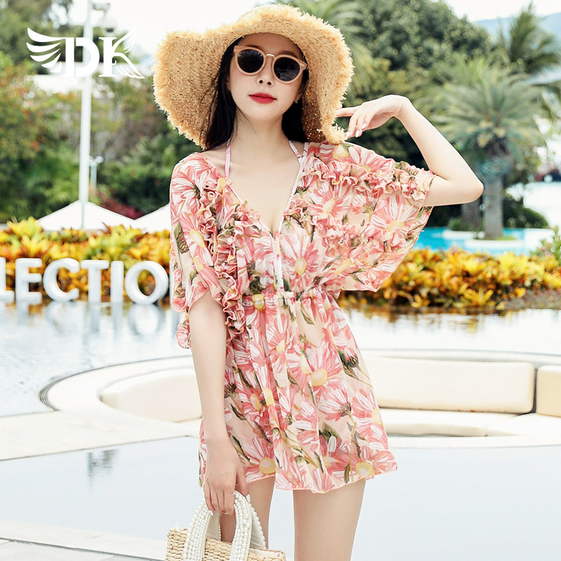 Dk Women's Swimsuit 2026 New Sexy Bikini, Tummy-Covering, Slimming, Swimming Pool Exclusive, Vacation Beach Swimwear