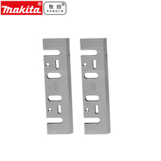 Нож для рубанка 日本牧田电刨刀片1911b高速钢制刨刀2片装d-71211木工刨子机110mm