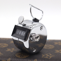 All stainless steel mechanical manual counter human quantity counter passenger cabin counting device chanting Buddha counter passenger