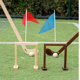 Traditional Chuiwan game props, antique wooden children's hockey company team building outdoor sports game props
