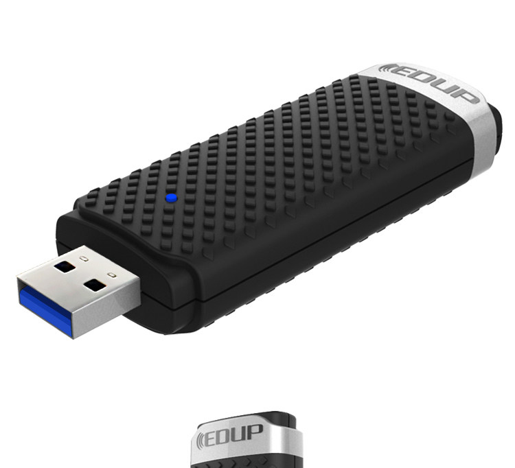 Адаптер USB edup大功率带底座双频1200m无线网卡台式电脑3.0usb无线射接收器