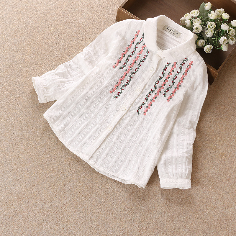 Chemise fille à manche longue - Ref 2085368 Image 22