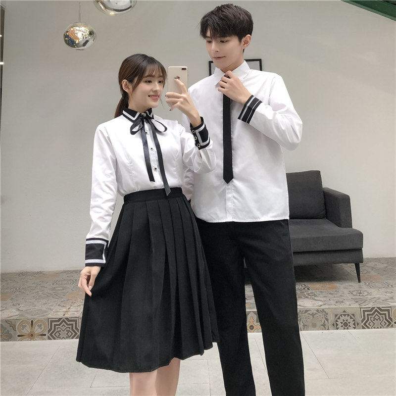 Japanese graduation class uniform suit British college style high school students junior high school sports meeting university chorus Korean version of the school uniform