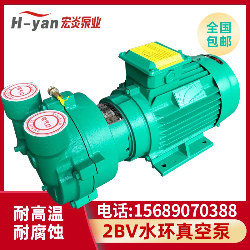 2BV water ring vacuum pump Industrial stainless steel extraction pump water cycle explosion protection without oil vacuuming air pressure shrinking machine-Taobao
