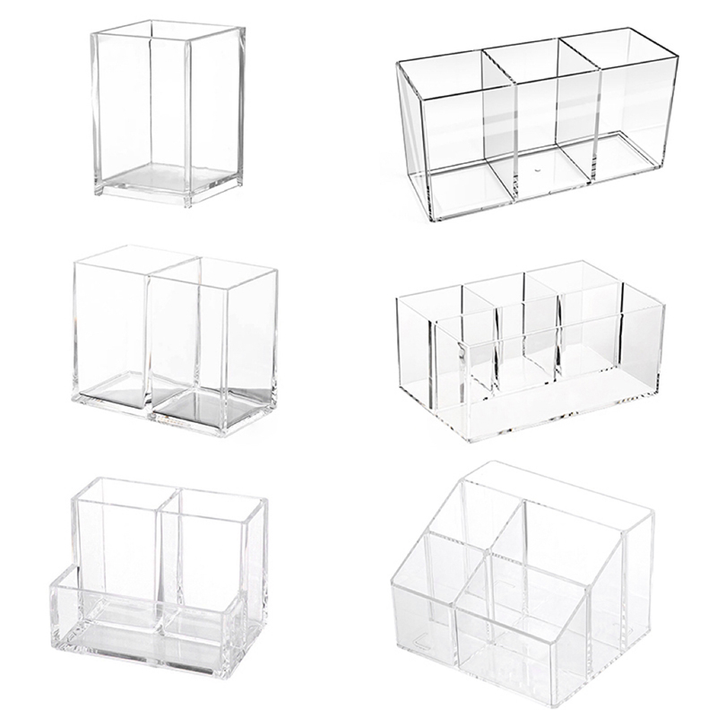 Transparent pen holder high face value desk surface containing box large capacity Multi-functional high-end book room swinging piece student desk-Taobao