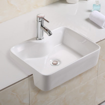 Semi-embedded washbasin Semi-hanging basin Embedded washbasin Small countertop Semi-embedded basin Ceramic
