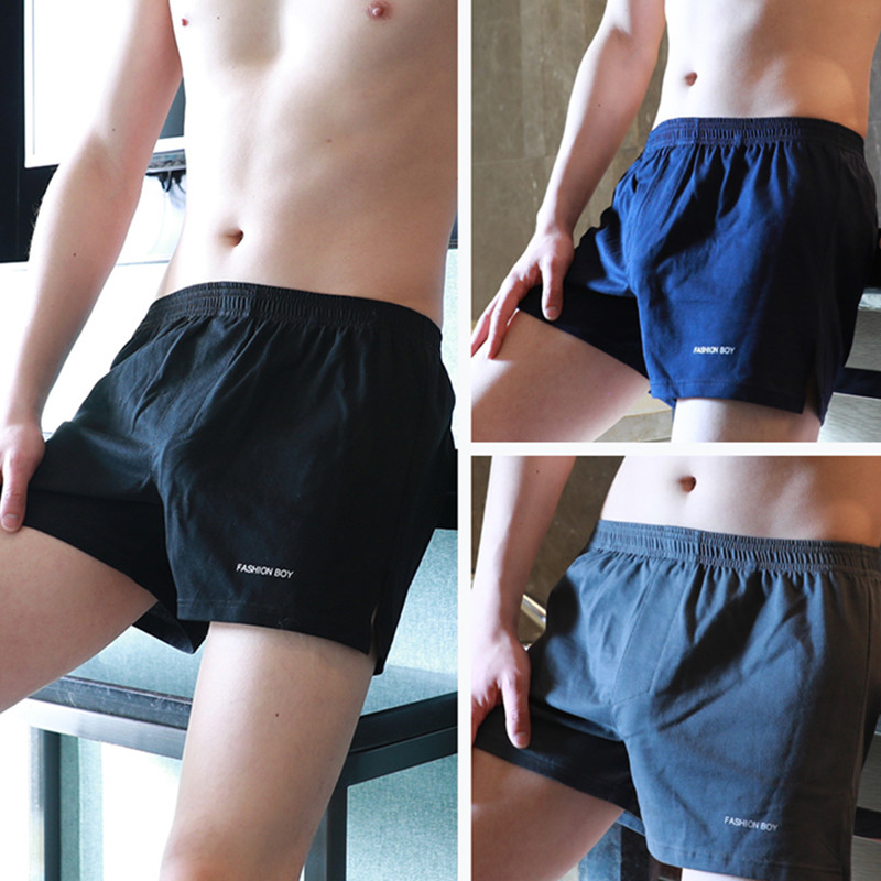 Aro pants men's summer thin cotton sports high-end boxer pants men's loose breathable four-corner underwear Tide brand