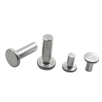 GB109 aluminum flat head rivet flat cap solid aluminum rivet flat head knock type Willow nail M2M2 5M3M4M5M6M8