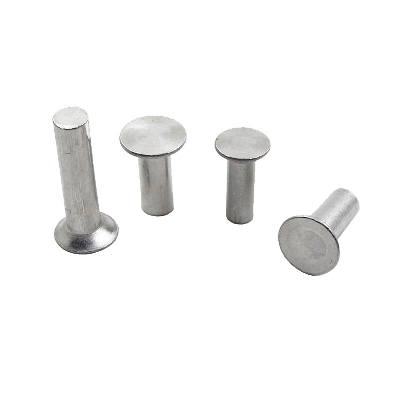 Countersunk head aluminum rivet Aluminum solid rivet Flat cap knock nail flat cone head flat head rivet M2M2 5M3M4M5M6