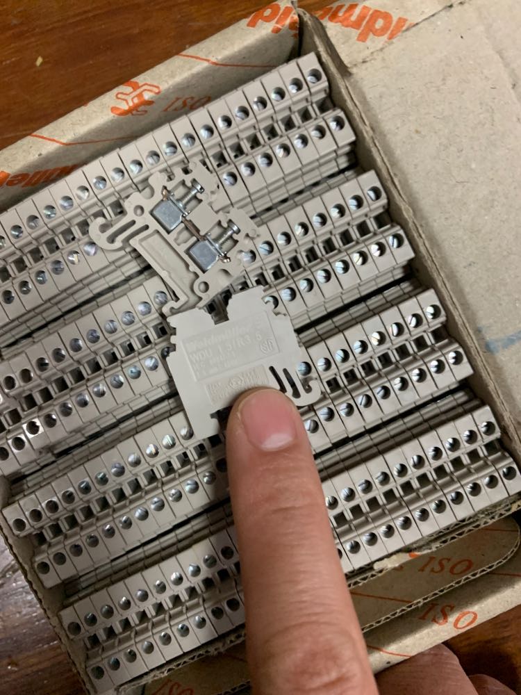 WDU 1 5 R3 5 wiring terminals Germany Weidler Weidmüller Wüdmülle 1753280000