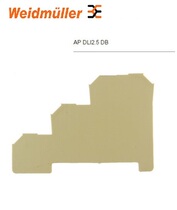 AP DLI 2 5 DB Weidmüller Three-layer terminal block blank 1783550000
