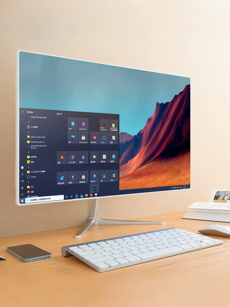 Новый i7 высоко‑соответствующий автономный настольный полноформатный компьютер для офиса дома и игр ест курицу для игр