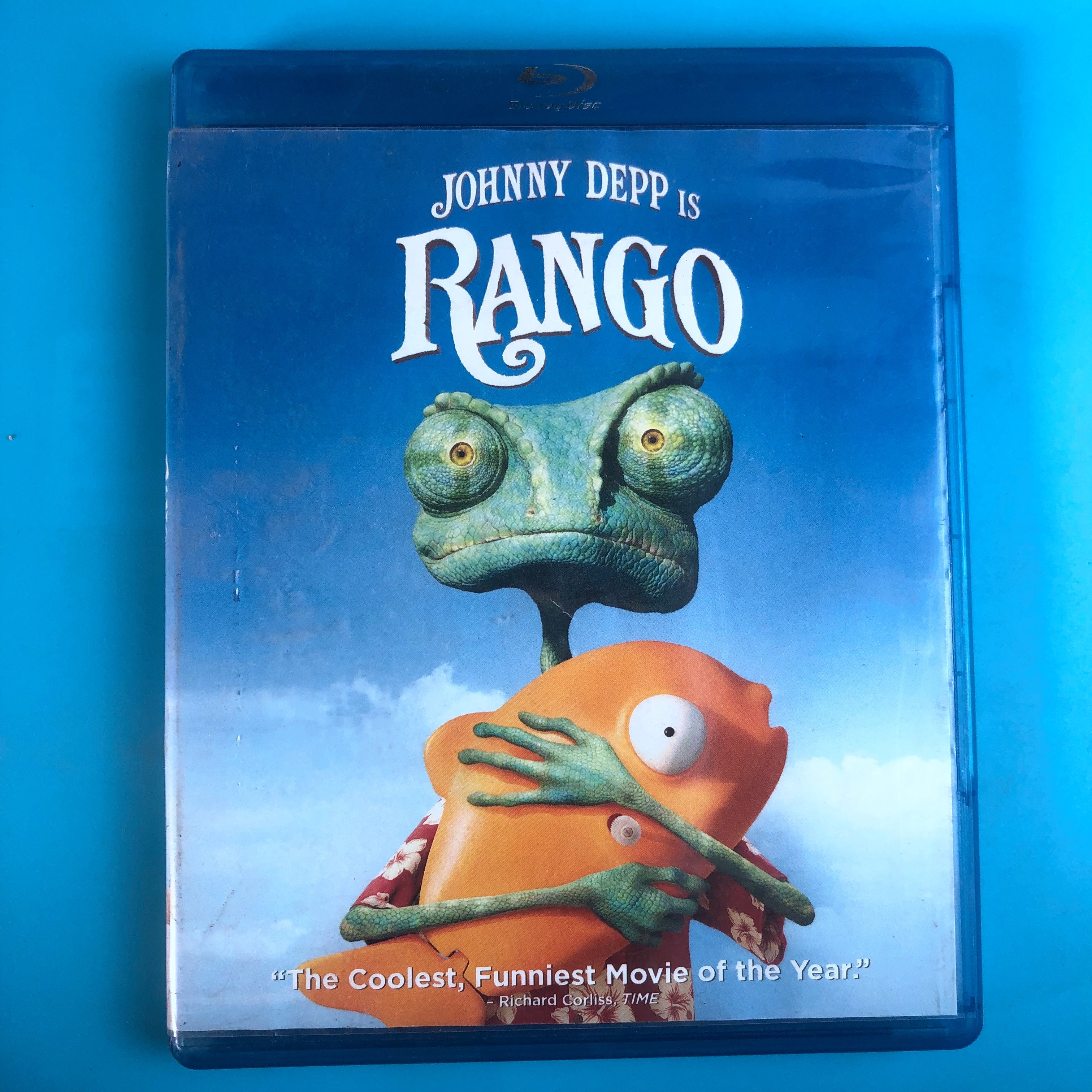 Original Lango Rango BD Blu-ray A District English Word