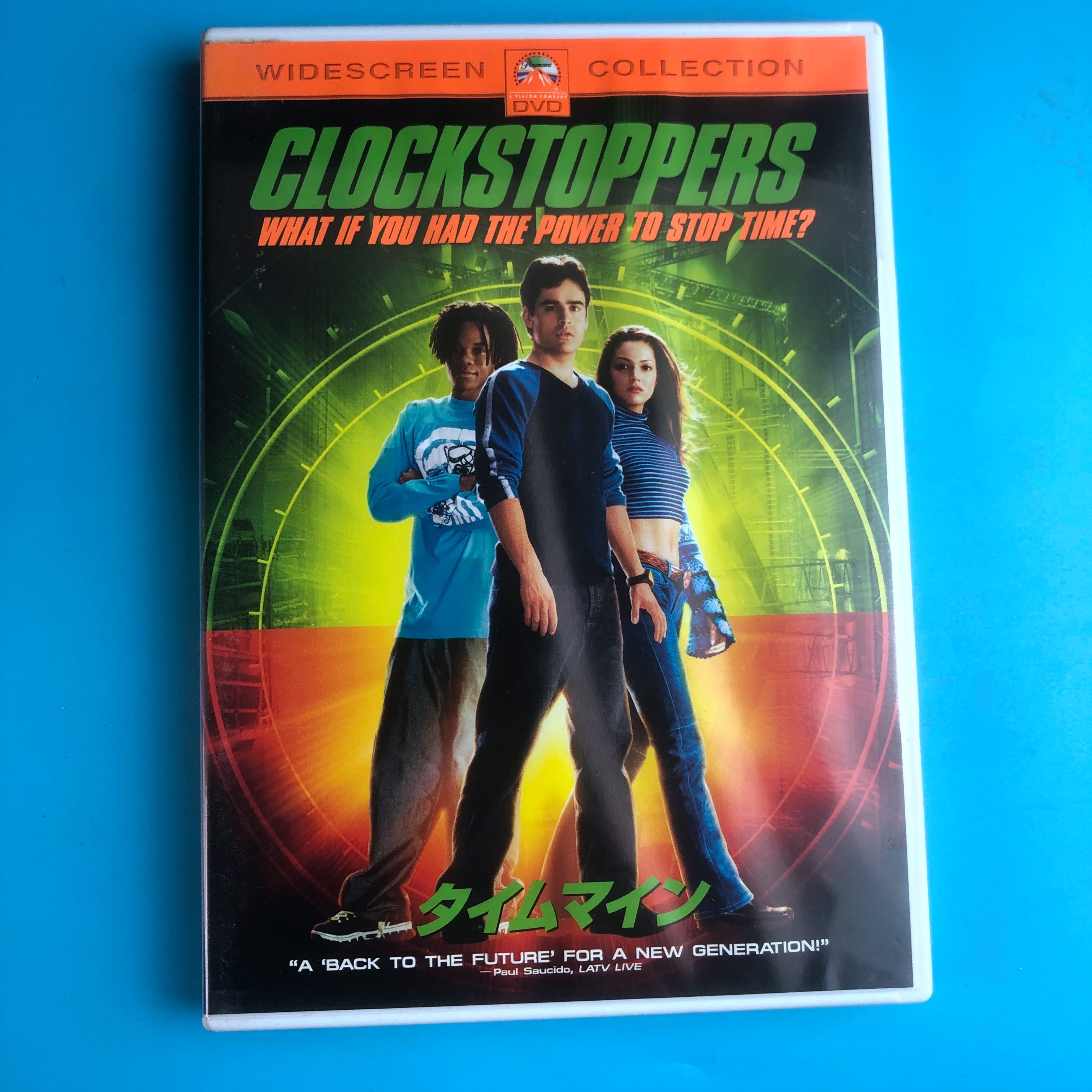 Original Time hacker Clockstoppers DVD Inwords