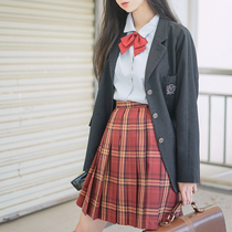 Rain you have melon original genuine JK uniform skirt student skirt pleated skirt-Liuzhou class clothes spot lion yard girl