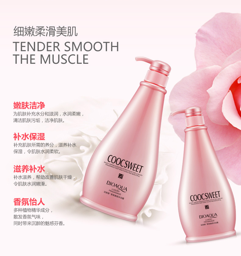 泉 雅 Hương thơm quyến rũ của sữa tắm dưỡng ẩm giữ ẩm lâu dài chăm sóc cơ thể sữa tắm trắng da cho nam
