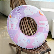 Child Adult Swim Ring Baby Armpits Adults Inflatable Thickened Cartoon Floating Circle Girls Cute Seaside Swimming Circle