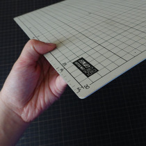 Japan OLFA Knife Plate Cut plate Double face bicolor hand engraving A4 liner plate handmade DIY photo background plate