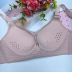 Bra áo ngực áo ngực womens mỏng điều chỉnh bộ đồ lót sexy mà không cần vòng thép không dấu vết thu thập áo ngực nhỏ để thu thập sữa phụ. 