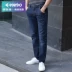 Edenberg nam xuân hè mới quần jeans nam kinh doanh giản dị denim thẳng quần dài nam thủy triều - Quần jean quần jean nam cao cấp Quần jean