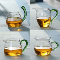 Hand-made glass tea leak set tea divider thickened tropical filter kung fu tea set accessories