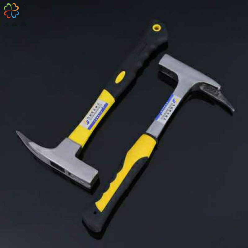 One-piece single-angle hammer Sheep horn hammer Bull horn hammer Engineering iron hammer Aluminum mold tools Woodworking construction pointed hammer