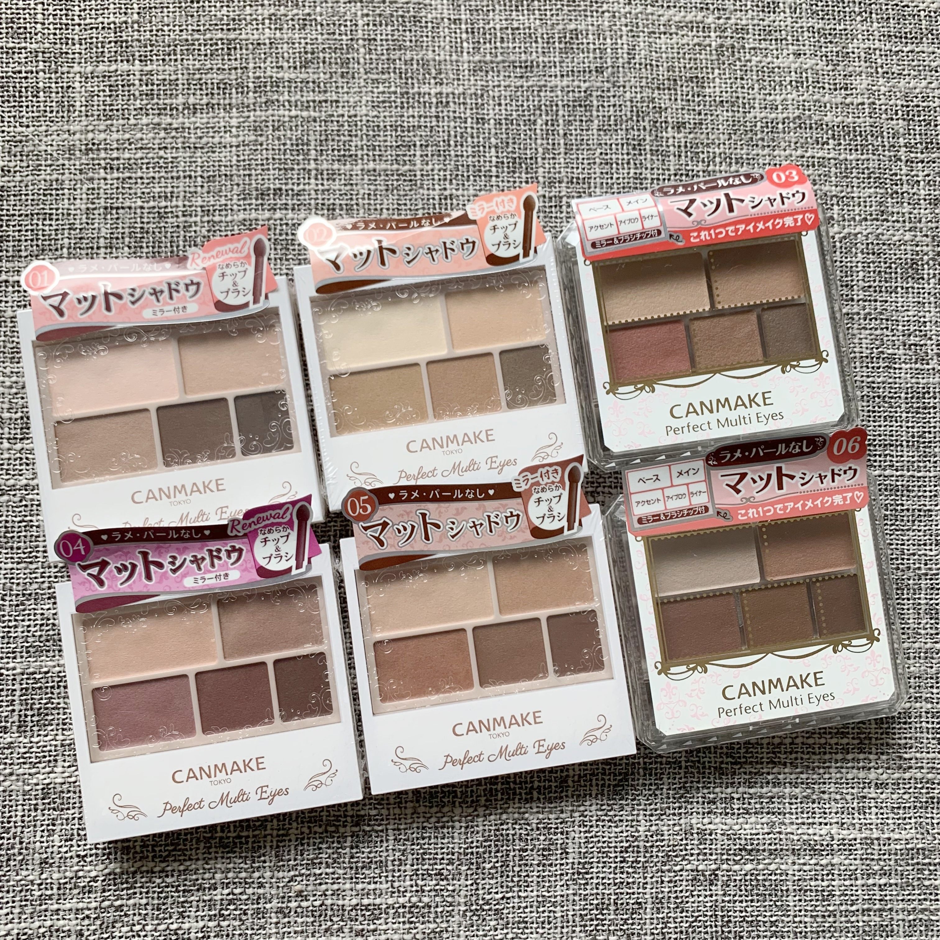 canmake well field eye shadow pan 5 color machete earth color 05 total matt 01 02 02 04 04 06 06 Taobao